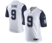 nike nfl jerseys dallas cowboys #9 tony romo white[Elite throwback]