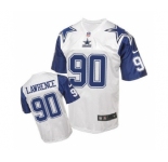 nike nfl jerseys dallas cowboys #90 Demarcus Lawrence Throwback white[Elite]
