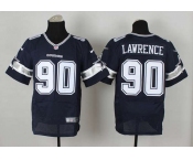 nike nfl jerseys dallas cowboys #90 lawrence blue(Elite)[lawrence]