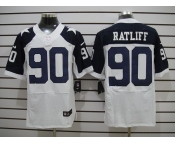 nike nfl jerseys dallas cowboys #90 ratliff white(Elite thankgivings)
