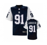 nike nfl jerseys dallas cowboys #91 L.P. Ladouceur Throwback Blue[Elite]