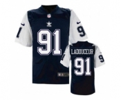 nike nfl jerseys dallas cowboys #91 L.P. Ladouceur Throwback Blue[Elite]