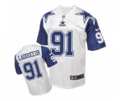 nike nfl jerseys dallas cowboys #91 L.P. Ladouceur Throwback white[Elite]