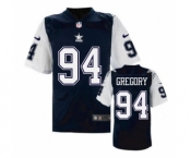 nike nfl jerseys dallas cowboys #94 Randy Gregory Throwback Blue[Elite]