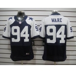 nike nfl jerseys dallas cowboys #94 ware blue(Elite thankgivings)
