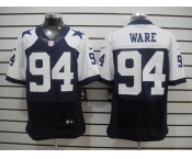 nike nfl jerseys dallas cowboys #94 ware blue(Elite thankgivings)