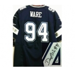 nike nfl jerseys dallas cowboys #94 ware dk.blue[Elite signature]