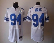 nike nfl jerseys dallas cowboys #94 ware white[Elite 50th Patch]