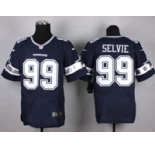 nike nfl jerseys dallas cowboys #99 selvie blue[Elite]
