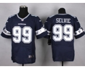 nike nfl jerseys dallas cowboys #99 selvie blue[Elite]