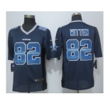 2015 new nike dallas cowboys #82 witten navy blue strobe jerseys[limited]