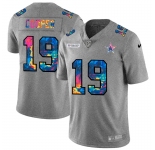 Dallas Cowboys #19 Amari Cooper Men's Nike Multi-Color 2020 NFL Crucial Catch NFL Jersey Greyheather