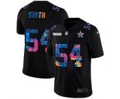 Dallas Cowboys #54 Jaylon Smith Men's Nike Multi-Color Black 2020 NFL Crucial Catch Vapor Untouchable Limited Jersey