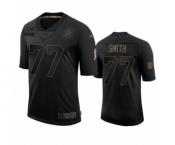 Dallas Cowboys #77 Tyron Smith Black 2020 Salute to Service Limited Jersey