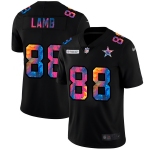 Dallas Cowboys #88 CeeDee Lamb Men's Nike Multi-Color Black 2020 NFL Crucial Catch Vapor Untouchable Limited Jersey