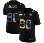 Dallas Cowboys #90 Demarcus Lawrence Men's Nike Multi-Color Black 2020 NFL Crucial Catch Vapor Untouchable Limited Jersey