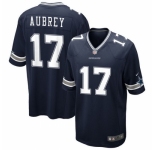 Men Dallas Cowboys #17 Brandon Aubrey Limited Navy Vapor Untouchable Jersey