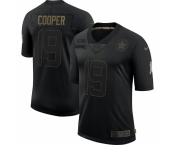 Men Dallas Cowboys #19 Amari Cooper Nike 2020 Salute To Service Limited Jersey Black