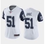 Men Dallas Cowboys #51 Bradlee Anae Color Rush Limited White Jersey