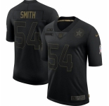 Men Dallas Cowboys #54 Jaylon Smith Nike 2020 Salute To Service Limited Jersey Black