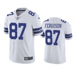 Men Dallas Cowboys #87 Jake Ferguson White Vapor Untouchable Limited Stitched Football Jersey