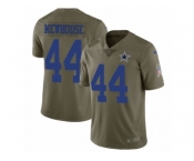 Men Nike Dallas Cowboys #44 Robert Newhouse Limited Olive 2017 Salute to Service NFL Jersey