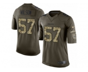 Men Nike Dallas Cowboys #57 Damien Wilson Limited Green Salute to Service NFL Jersey