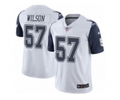 Men Nike Dallas Cowboys #57 Damien Wilson Limited White Rush Vapor Untouchable NFL Jersey