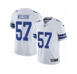 Men Nike Dallas Cowboys #57 Damien Wilson White Vapor Untouchable Limited Player NFL Jersey