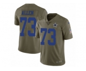 Men Nike Dallas Cowboys #73 Joe Looney Limited Olive 2017 Salute to Service NFL Jerseys