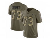 Men Nike Dallas Cowboys #73 Joe Looney Limited Olive Camo 2017 Salute to Service NFL Jersey
