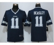 Men Nike Dallas cowboys #11 Cole Beasley Blue Limited Jersey
