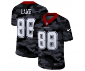 Men Nike Dallas cowboys #88 Lamb 2020 Nike Camo Salute to Service Limited