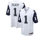 Men's Dallas Cowboys #1 Jalen Tolbert Color Rush Vapor Limited Jersey
