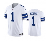 Men's Dallas Cowboys #1 Jayron Kearse White 2023 F.U.S.E. Vapor Limited Football Stitched Jersey