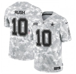 Men's Dallas Cowboys #10 Cooper Rush 2024 F.U.S.E Arctic Camo Salute To Service Limited Stitched Football Jersey