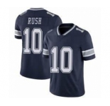 Men's Dallas Cowboys #10 Cooper Rush Navy Vapor Limited Stitched Jersey