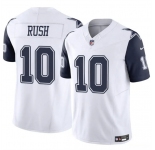 Men's Dallas Cowboys #10 Cooper Rush White 2023 F.U.S.E. Vapor Untouchable Limited Football Stitched Jersey