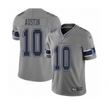 Men's Dallas Cowboys #10 Tavon Austin Limited Gray Inverted Legend Football Jersey