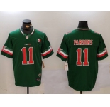 Men's Dallas Cowboys #11 Micah Parsons 2024 Mexico Green FUSE Stitched Jersey