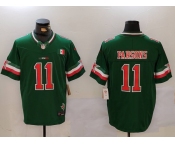 Men's Dallas Cowboys #11 Micah Parsons 2024 Mexico Green FUSE Stitched Jersey