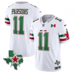 Men's Dallas Cowboys #11 Micah Parsons 2024 Mexico White F.U.S.E. Stitched Football Jersey