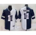 Men's Dallas Cowboys #11 Micah Parsons Blue White Two Tone 2021 Vapor Untouchable Stitched NFL Nike Limited Jersey