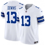 Men's Dallas Cowboys #13 Caleb Downs White 2026 Draft F.U.S.E Vapor Untouchable Limited Stitched Football Jersey