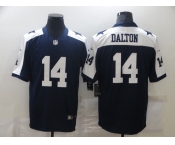 Men's Dallas Cowboys #14 Andy Dalton Nike Blue Throwback Vapor Untouchable Limited Player Football Jersey