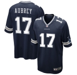 Men's Dallas Cowboys #17 Brandon Aubrey Limited Navy Vapor Untouchable Jersey