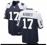 Men's Dallas Cowboys #17 Brandon Aubrey  Navy Thanksgiving Vapor Limited Stitched Jersey