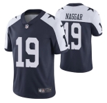Men's Dallas Cowboys #19 Chris Naggar Navy White Vapor Limited Stitched Jersey