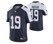 Men's Dallas Cowboys #19 Chris Naggar Navy White Vapor Limited Stitched Jersey