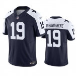 Men's Dallas Cowboys #19 Noah Igbinoghene Navy White 2023 F.U.S.E. Vapor Limited Football Stitched Jersey